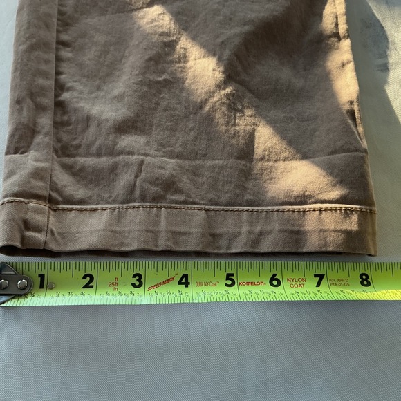 Old Navy Women's High Rise OG Chino Brown Pants Sz 16 High Rise Khaki Preppy - Picture 5 of 7